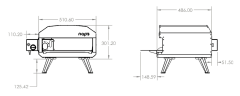 Nap's N40G Pro Spin (Döner Tabanlı Fırın Seti - 40cm - 16'' Pişirme alanı)